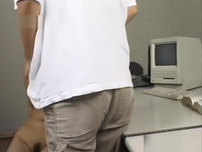 Asian secretary&#039;s surprise squirting solo