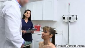Nurse Jasmine Wilde Orally Prepares Babe Tommy King For Double Penetration With Dr Mike Mancini