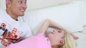 Tiny Asian Blonde Devoured Double Teamed And Triple Douced With Feverish Schlong Hunger