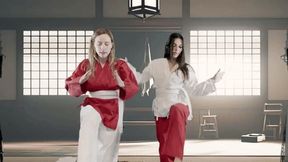 Karate girls - MISTY ADDAMS & MISTY REIN - TICKLE TIME HIDEF