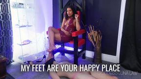 My Feet Are Your Happy Place- Ebony Footfetish