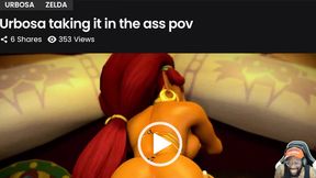 Thicc Assed Urbosa Gets Anal&#x1F44C; Drilled, Christie's Tight Hole Devoured, Big Boob Rouge Swallows Deep