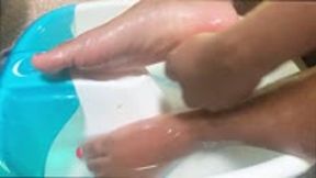 Ebony foot fetish - Goddess MXDominion uses Sexy Soles to make Special Drink for Slaves, foot domination, foot worship, foot fetish 4k