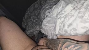 Step mom tattooed hand slip into step son dick without shame