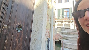 Onlymaya - you turn me on while walking through Venice.