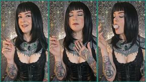 720p Chainsmoking Goddess Gives You Lesson on Snap Inhales