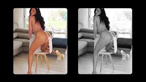 Horny Amandha Gatta enjoys a nice anal cream pie