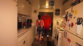 Friend Caught Jerking Off - Intense Sex and Cumshot - Vanessa Cliff