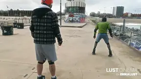 Whips & Wheels, Erika Gets Dominated By Roller Derby Queens
