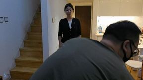 A mature woman's Japanese style bundling experience (Chinese model)