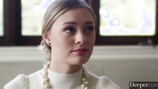 Deeper. Innocent Amber has insane fiery affair with boss