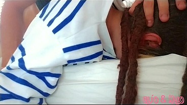 Dreadhead Clio receives hard morning anal