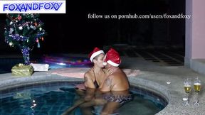 Pool sex mix: anal&#x1F44C; cumshot, ejaculate on butt&#x1F351;, semen in water