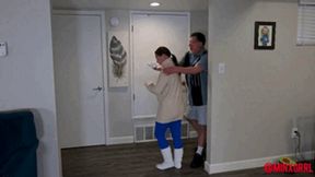 Minx Grrl's Nylon Mummy Nightmare (WMV Format)