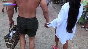 andando de maos dadas e namorando com o macho em porto de galinhas