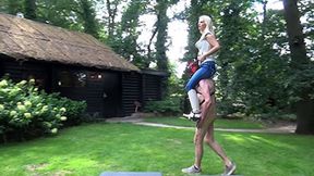 Ride in white with My ponyboy ashtray - 1 - MP4