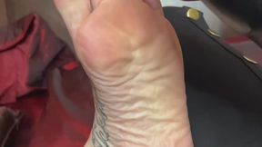 Slow Motion Foot Tickle Tease with Harmony’s Sharp Nails