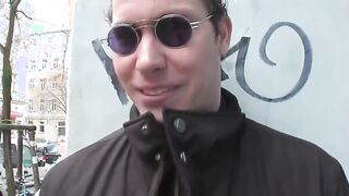 German Older Mom pick up on Street for casting with