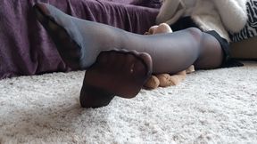 Unaware Giantess in Pantyhose Plushie Edition