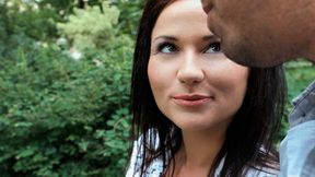 Euro Brunette's First Anal