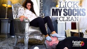 I let my socks be sucked clean and my feet spoiled (Sock Worship with MIss Anastasia S) -FULLHD MP4