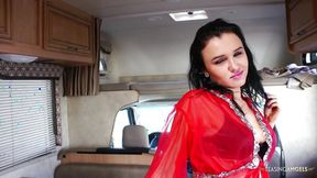 Wife's succulent anus and breasts tantalize thirsty neighbor in RV escapade
