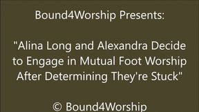Alina and Alexandra Pass Time Sucking Toes – HD