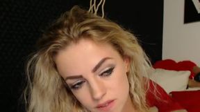 Blonde Bombshell Striptease
