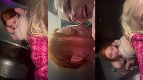 lick ass in club toilets lesbo