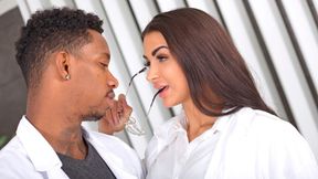 Doctor With BBC Slams Busty Colleague Jesus Reyes on Patient’s Table GP2269