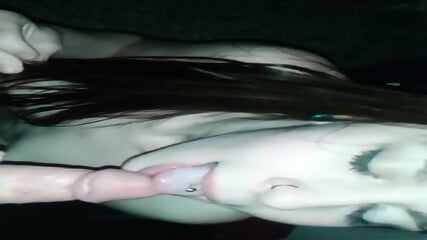 small titty teen swallows cum