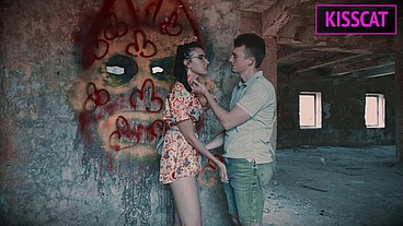 Stranger Ghost Called to Public Fuck Kisscat in an Abandoned House