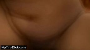 Dark Queen Swallows & Pounds Little White Rod