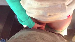 He Cums in my Panties and Pull Them up Before I go to the Gym