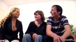 Threesomes teach German seniors the art of explicit, raw sexual passion