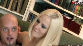Blonde Teen Flirted Pickup 3some
