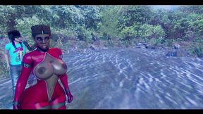 Alien Anal&#x1F44C; Invasion: Intergalactic Ebony Butt&#x1F351; Frenzy