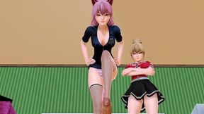 a night with two cats