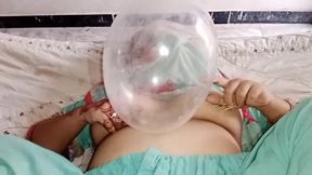 Beautiful Stepsister and Stepbrother Play a Amazing Game in Room