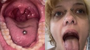 MOUTH TOUR no makeup teeth tongue uvula tonsils check