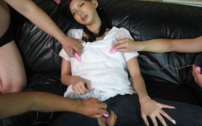 Mimi is a sly babe with her pussy always ready