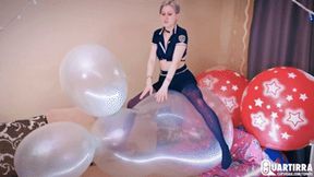Q938 Stashia seductively hugs and rides giant RX Rabbit balloon nonpop - 1080p