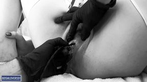 Daddy's Got My Tiny Squirter Wide Open - Ear-to-Flesh Action