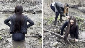 Mary walks through the mud and gets into trouble