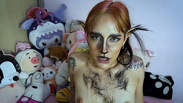Werewolf girl shows you how to transform