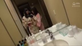 Slippery Slurping in Shy Tokyo Brunettes