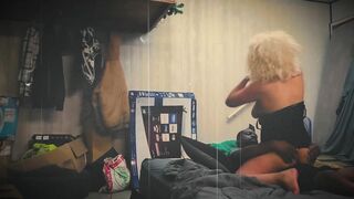 goddess Hispanic Riding my big black cock Rough