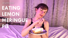 Eating Lemon Meringue Pie