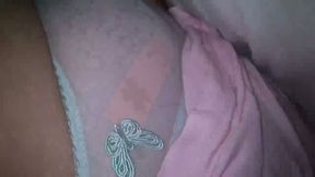 My Swedish ex GF showed her hairy pussy through transparent panties