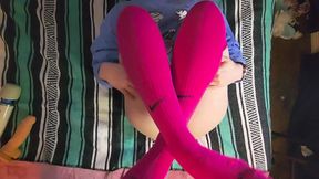 Vibrate My MILF Pussy Until I Cum - MILF Step Mom Asked Me to Help Her Masturbate in My Bed Room